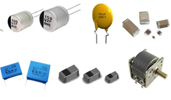 Fig. 1a: Different types of capacitors